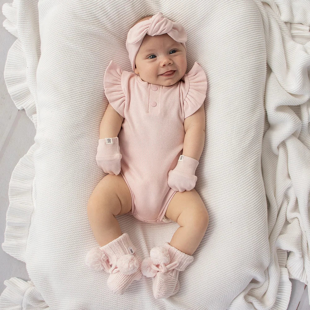SNUGGLE HUNNY | Organic Cotton Rib Mittens
