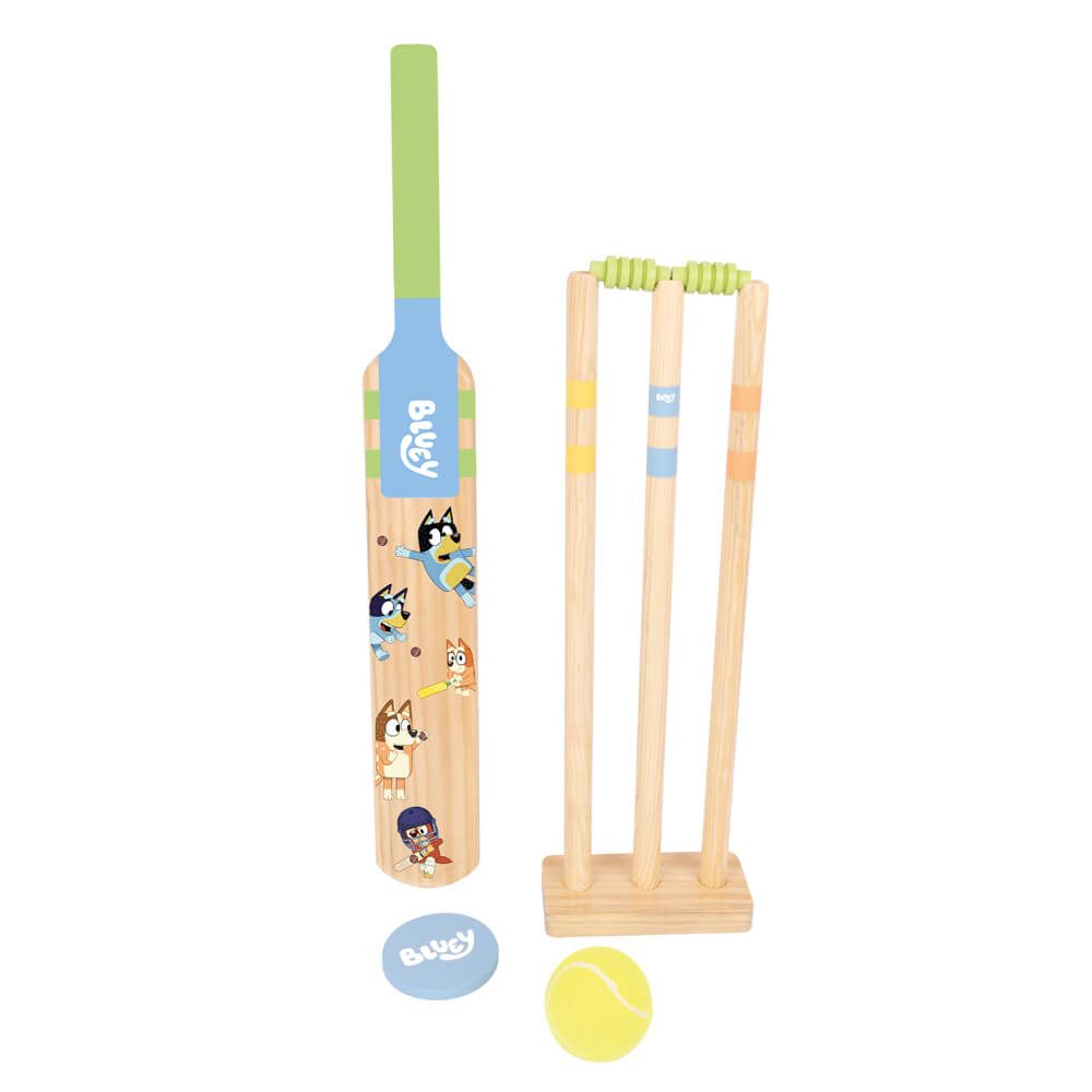 BLUEY | Wooden Cricket Set