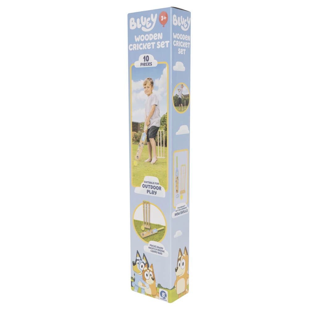 BLUEY | Wooden Cricket Set