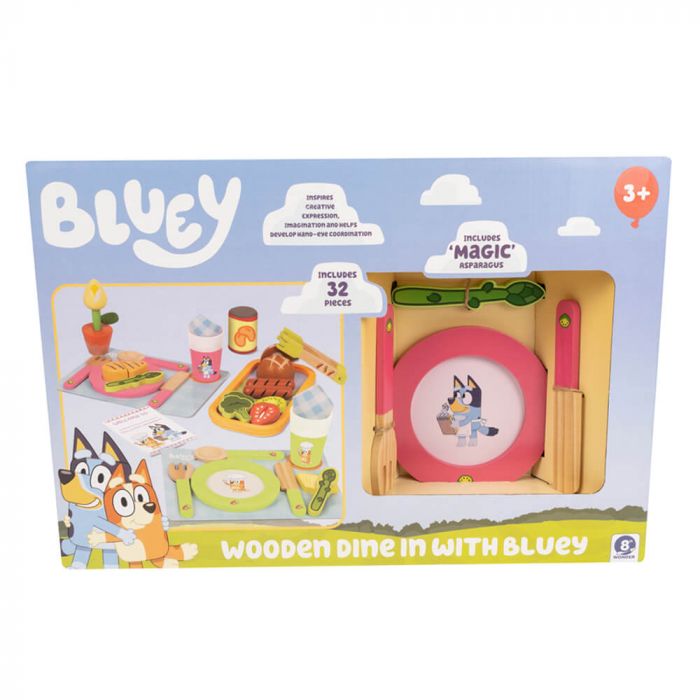 BLUEY | Wooden Dine In with Bluey Set