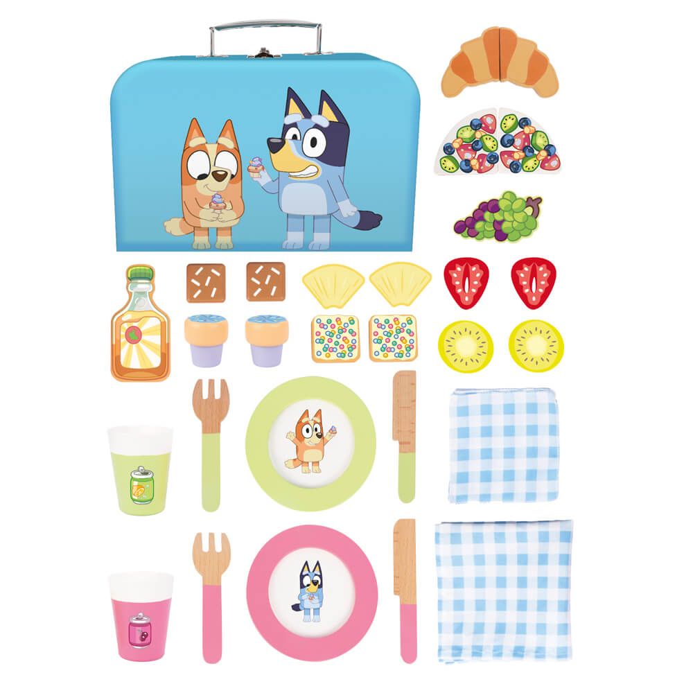 BLUEY | Wooden Picnic Set