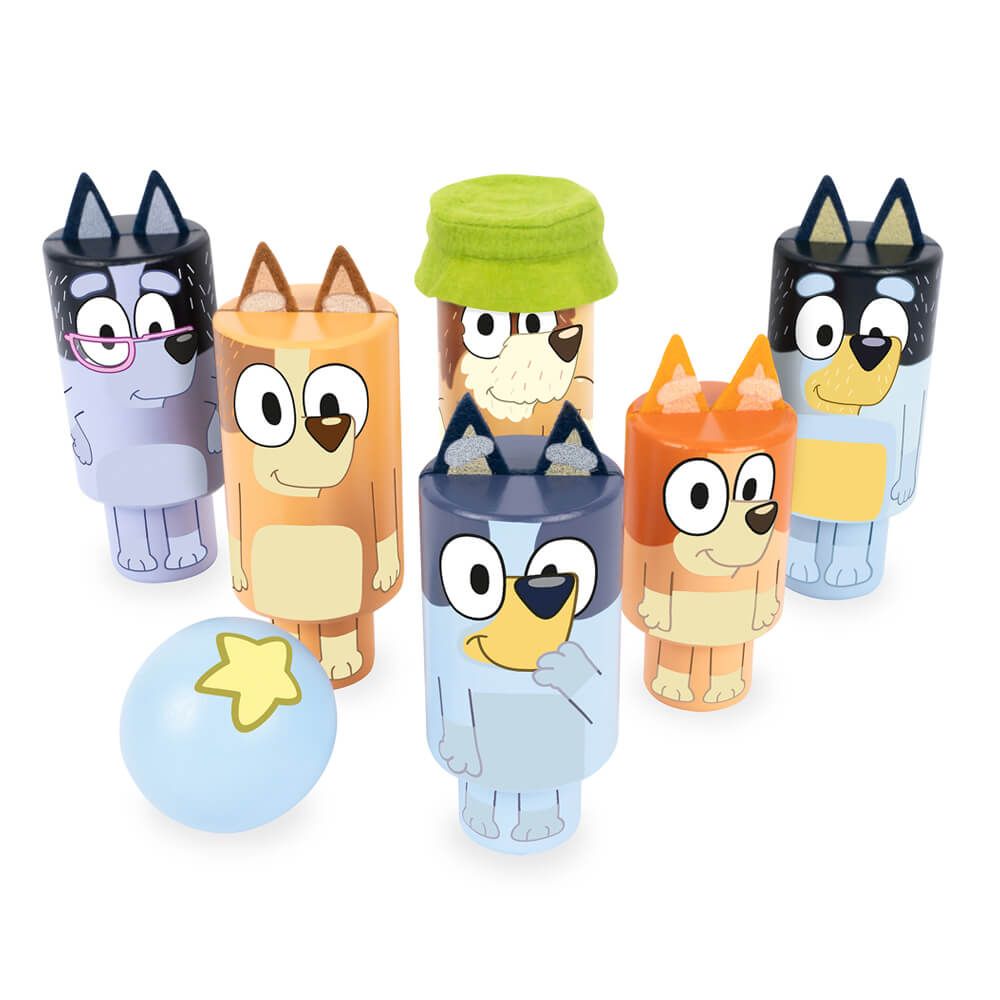 BLUEY | Wooden Character Skittles