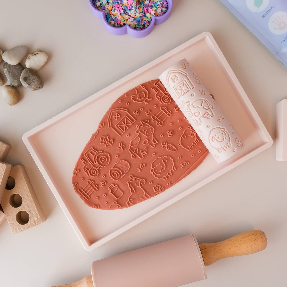 PLAY SENSE PLAYDOUGH | Textured Roller