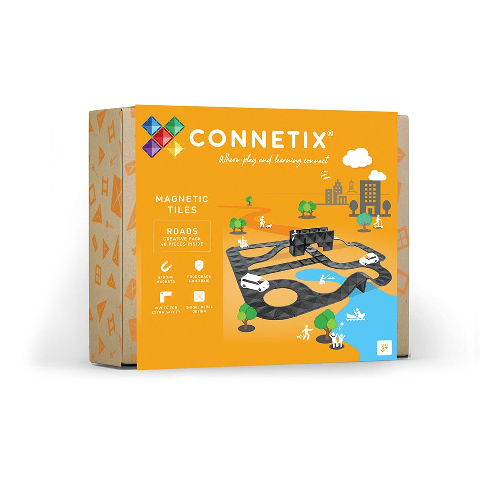 CONNETIX | Creative Roads Pack | 48 Pieces