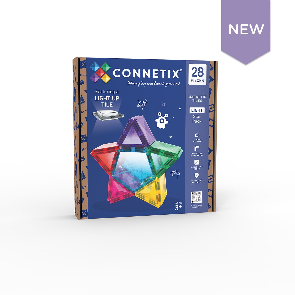 CONNETIX | Light Star Pack | 28 Pieces