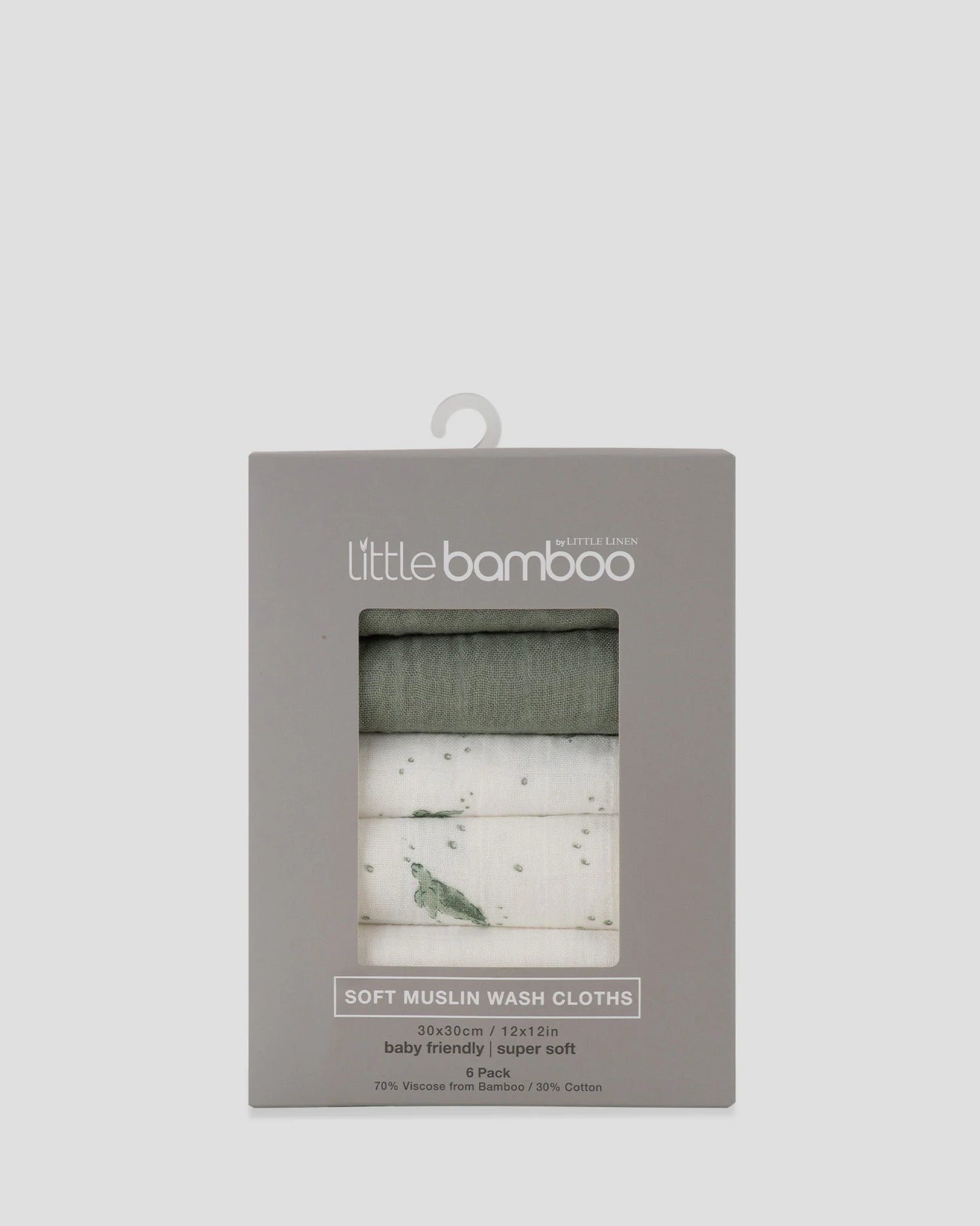 LITTLE BAMBOO | Muslin Washers 6 Pack