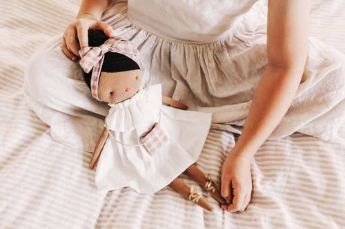 ALIMROSE | Doll | Piper | Ivory