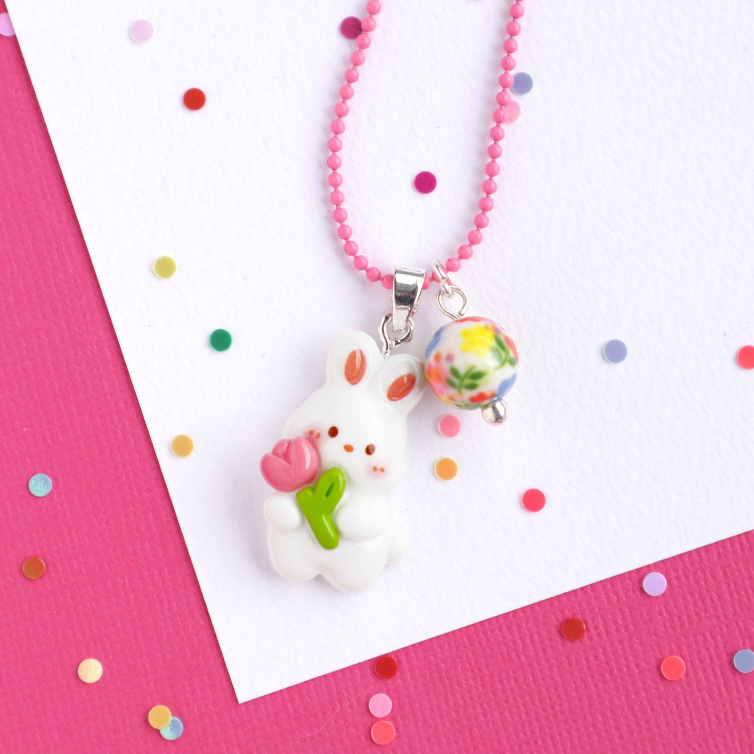 LAUREN HINKLEY | Tulip Bunny Necklace