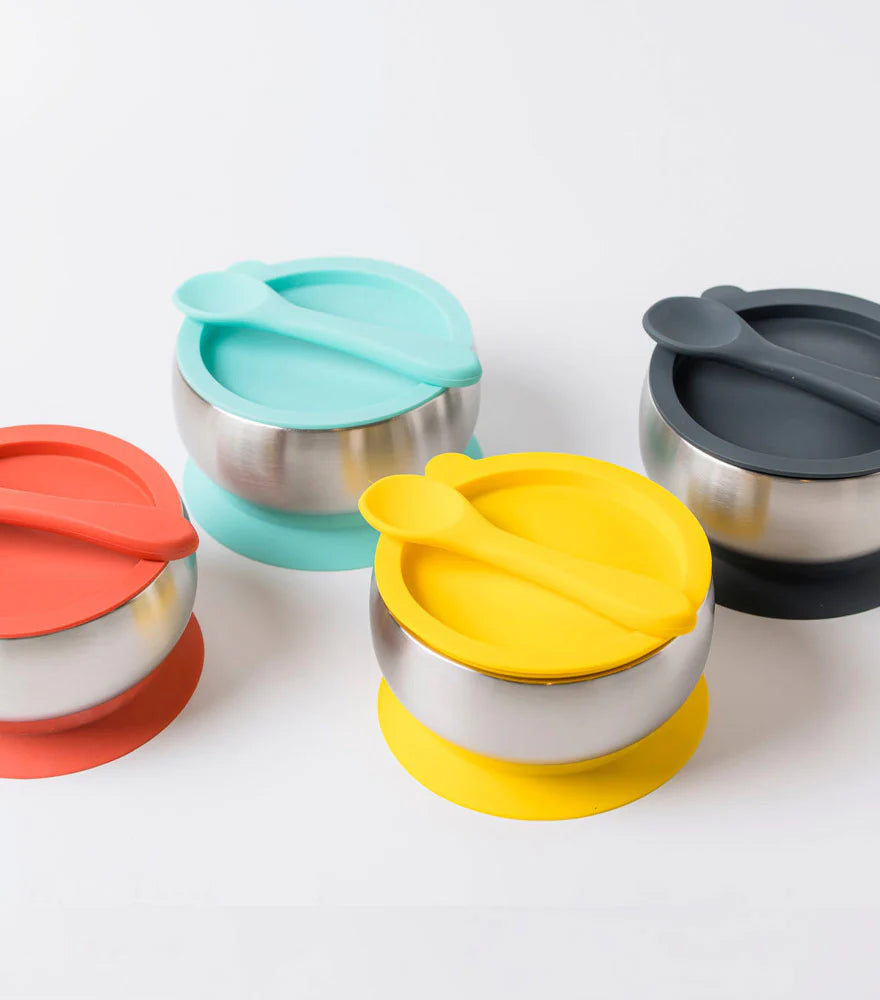 LION & LADY | Stainless Steel Feeding Bowl w/Suction Base