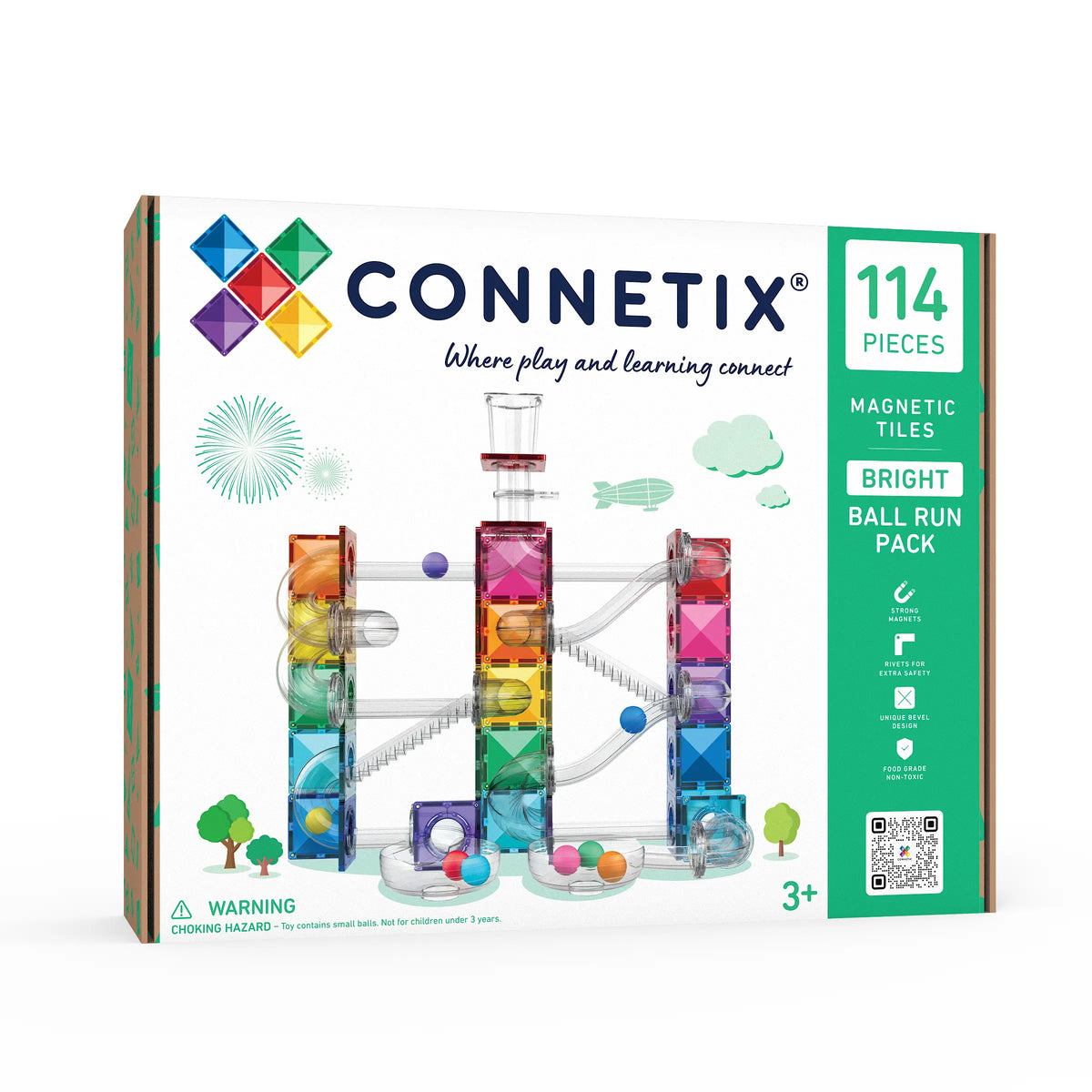 CONNETIX | Ball Run Bright Pack 114pc