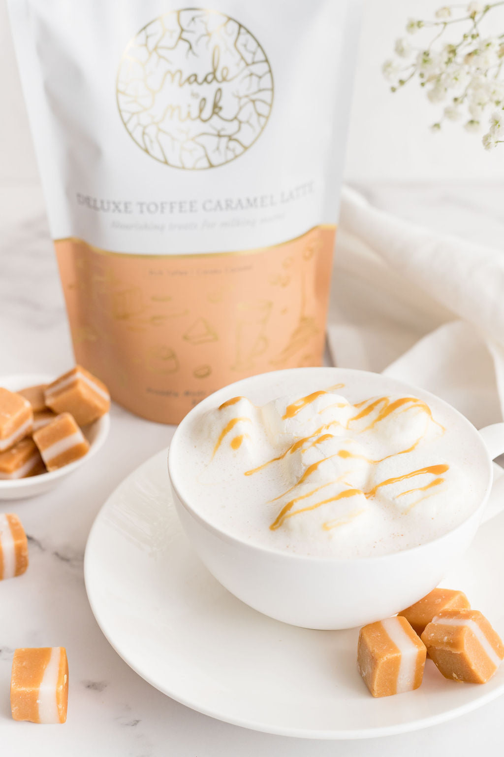 MADE TO MILK | Lactation Toffee Caramel Latte