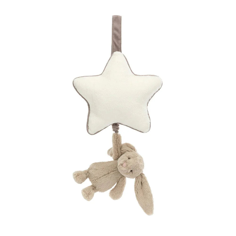 JELLYCAT Baby | Bashful Beige Bunny Musical Pull