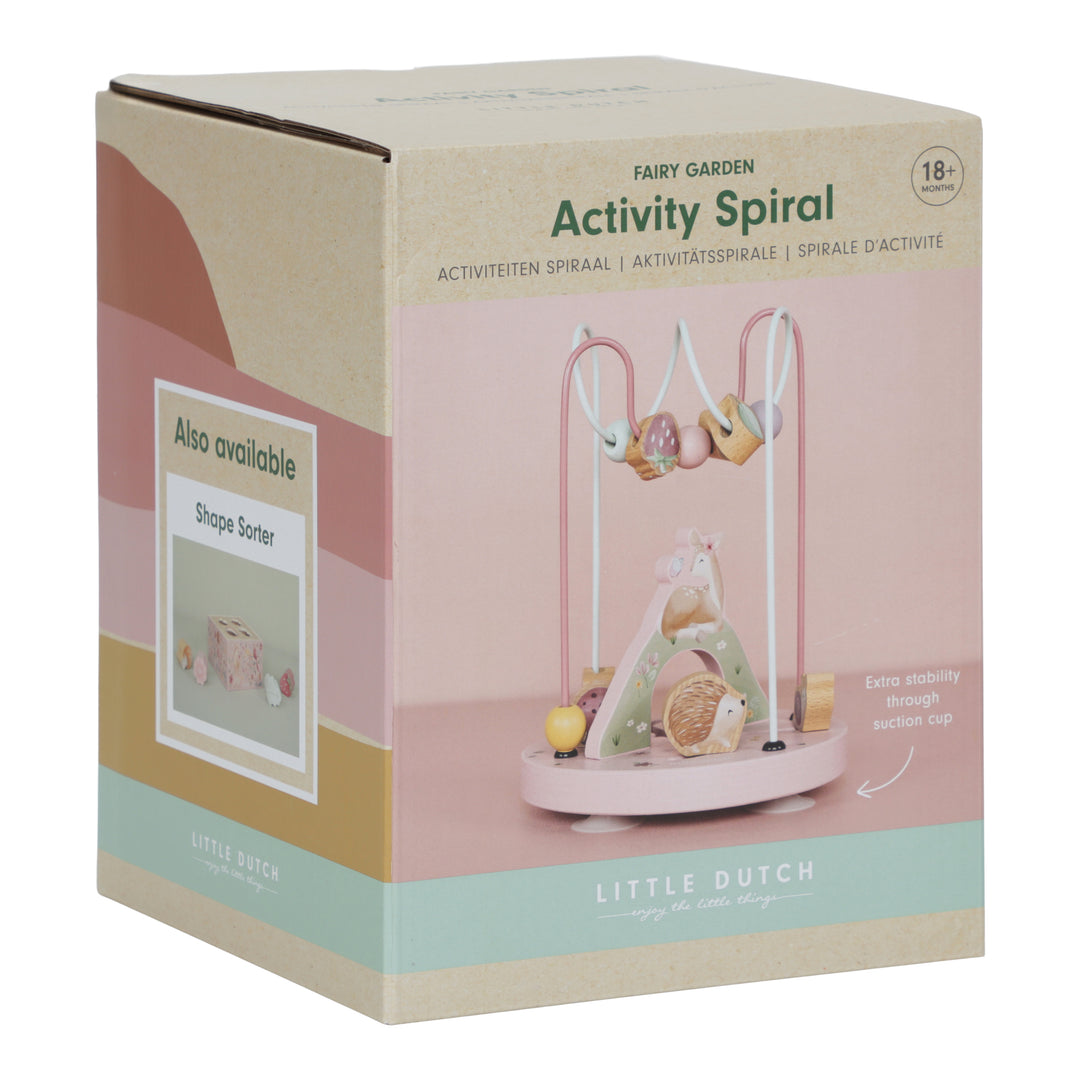 LITTLE DUTCH | Fairy Garden Wooden Activity Spiral