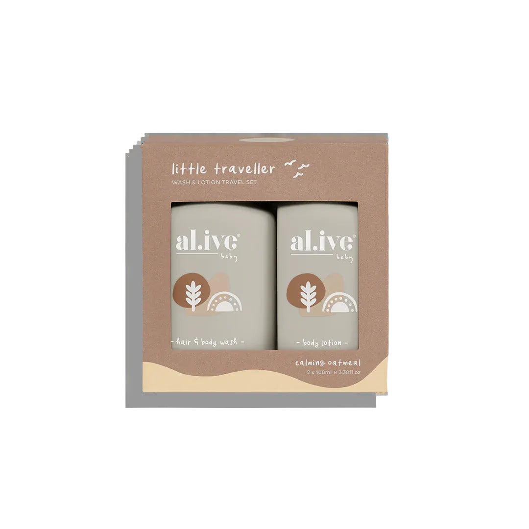 AL.IVE BODY | Little Traveller Set | Calming Oatmeal