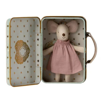MAILEG | Angel Mouse in Suitcase