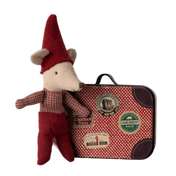 MAILEG | Baby Christmas Mouse in Suitcase