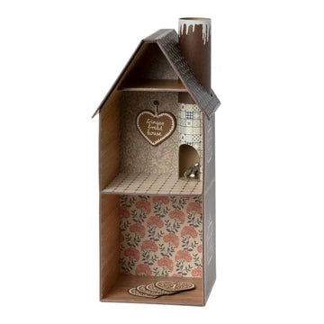 MAILEG | Gingerbread House Mouse