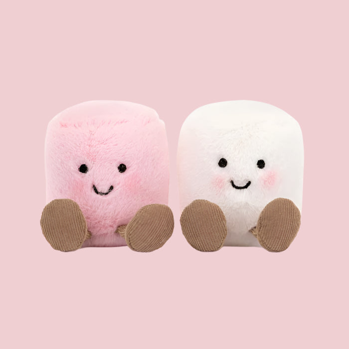 JELLYCAT | Amuseables Marshmallows | Pink & White