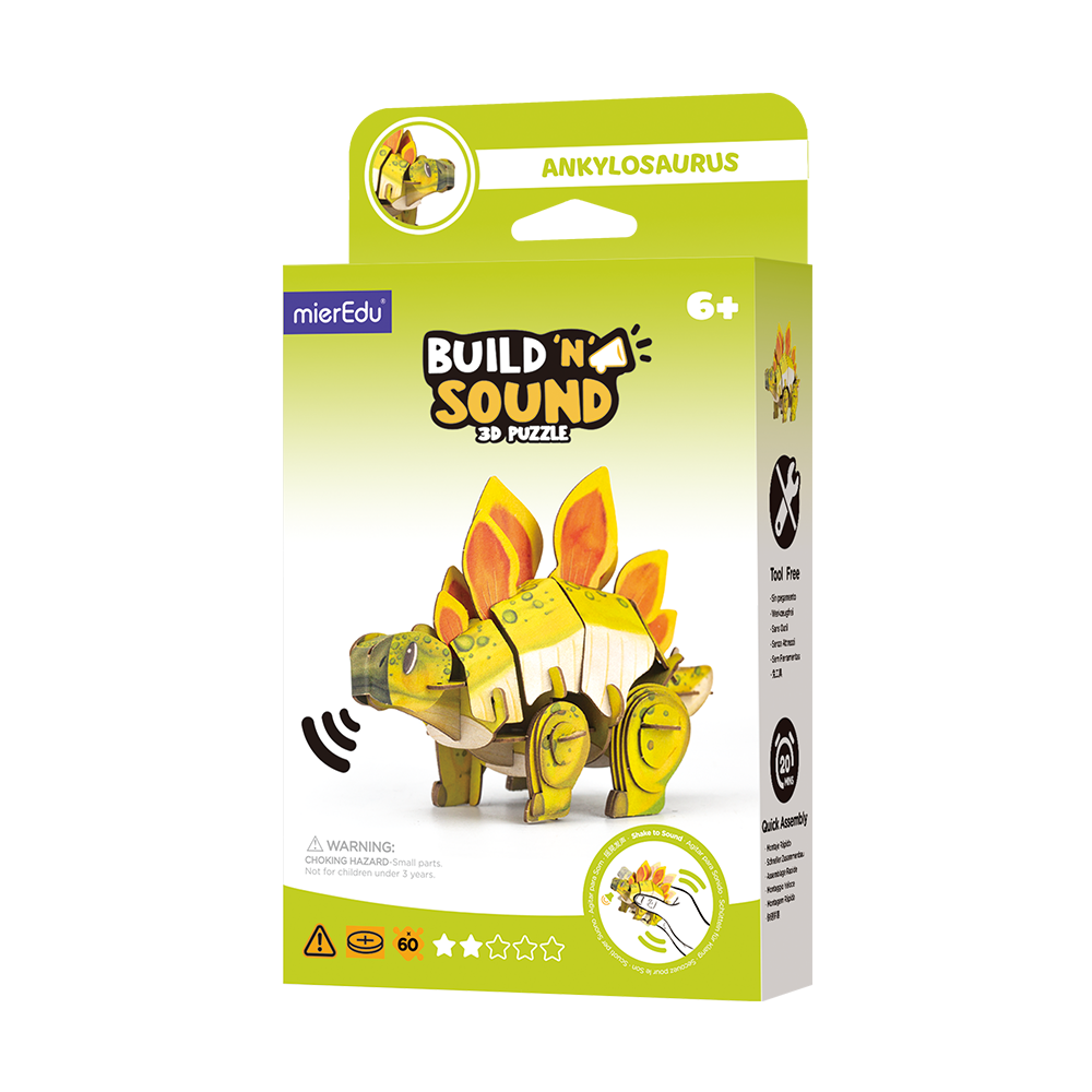 MIEREDU | Build n Sound 3D Puzzle | Dinosaurs