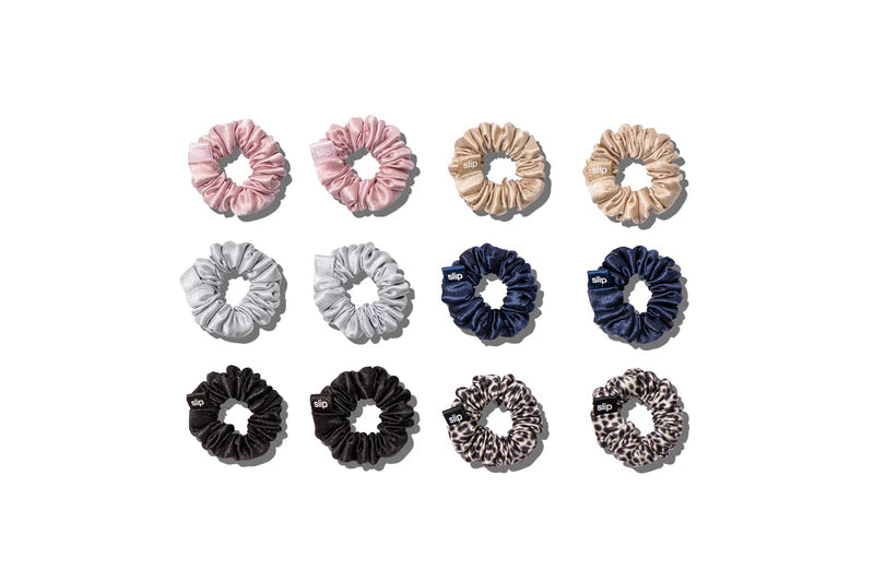 SLIP | Pure Silk Minnie Scrunchies | 12pk