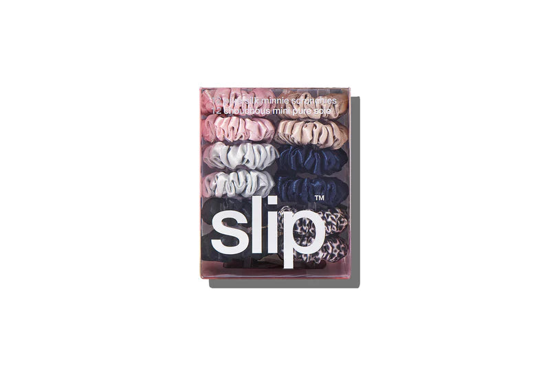 SLIP | Pure Silk Minnie Scrunchies | 12pk