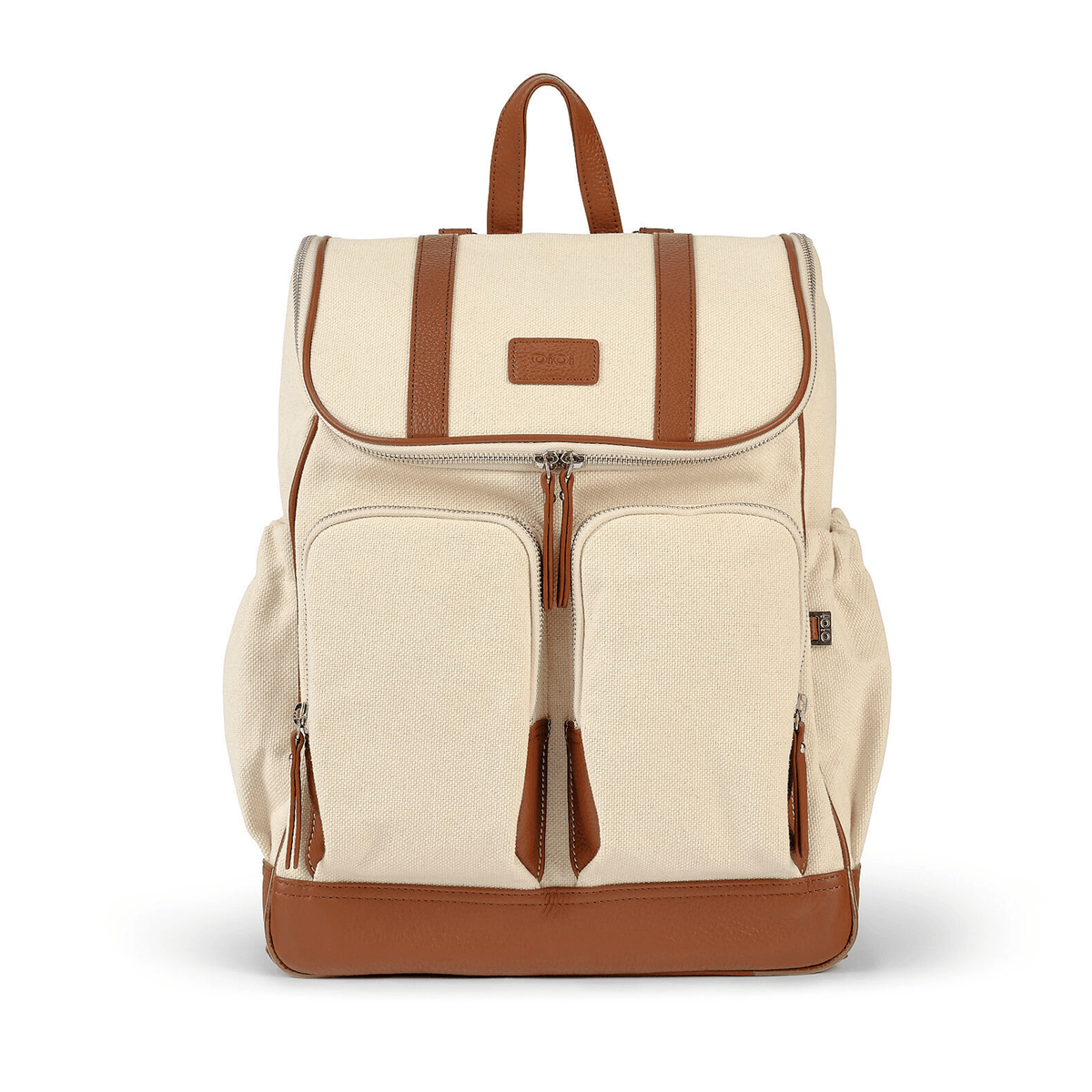 OIOI | Signature Nappy Backpack | Natural Canvas