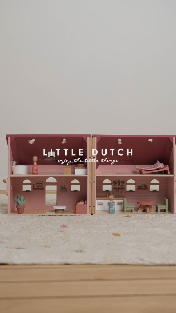 LITTLE DUTCH | Portable Wooden Doll House