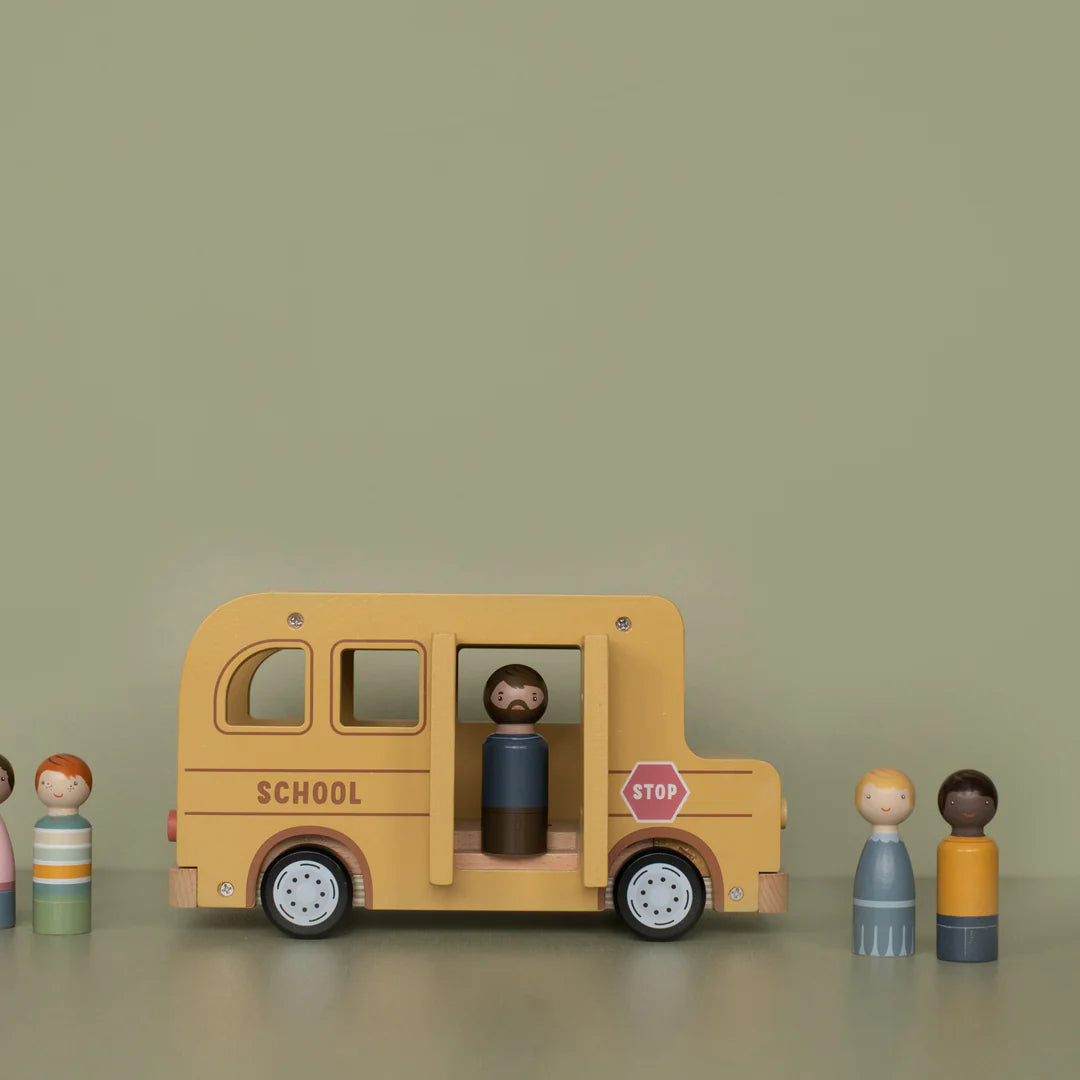 LITTLE DUTCH | Wooden School Bus