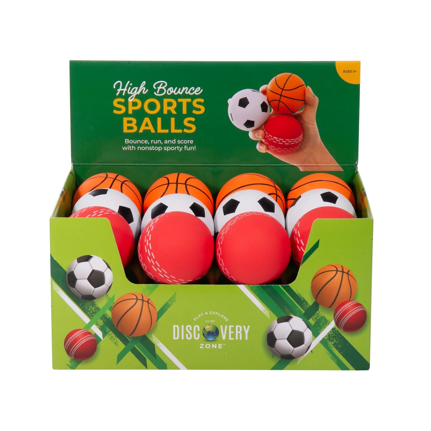 DISCOVERY ZONE | High Bounce Sports Balls