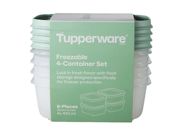 TUPPERWARE | Freezable Container Set of 4 | 450ml
