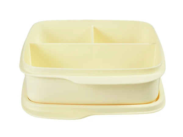 TUPPERWARE | Divided Square Lunch Box