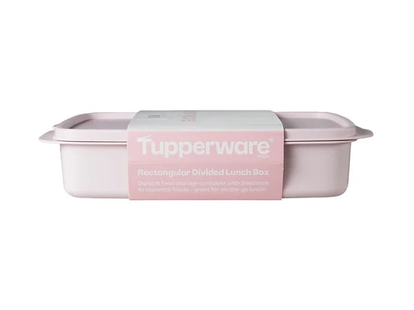 TUPPERWARE | Rectangular Divided Lunch Box