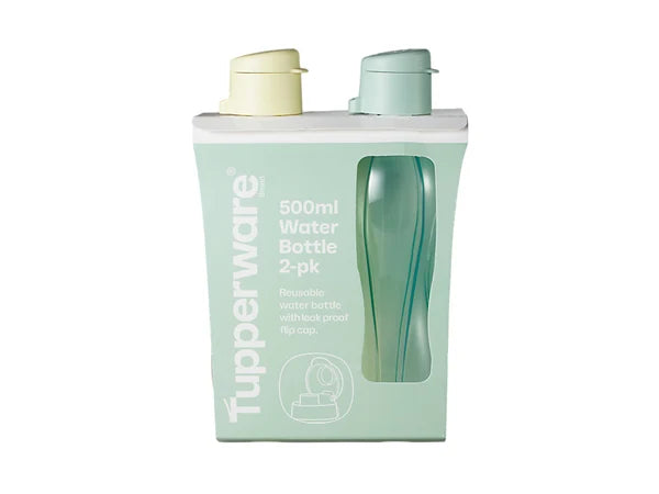 TUPPERWARE | Eco Water Bottle Set of 2 | 500ml